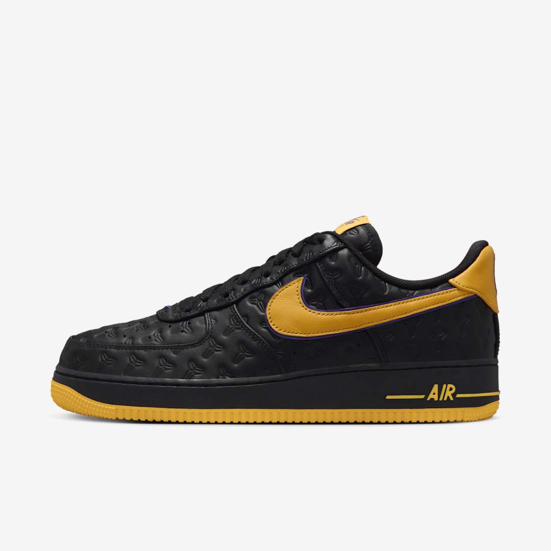 Kobe Bryant x Nike Air Force 1 Low 'Lakers Away' Numbered