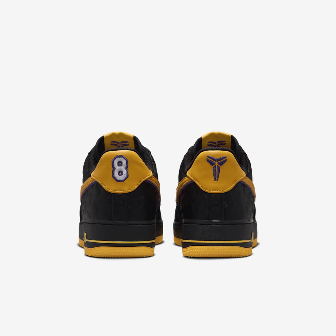 Kobe Bryant x Nike Air Force 1 Low 'Lakers Away' Numbered