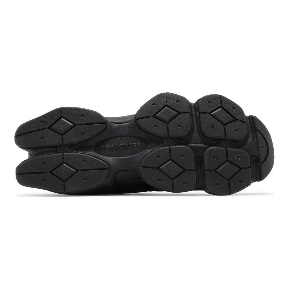 New Balance 9060 'Triple Black Suede Patent'