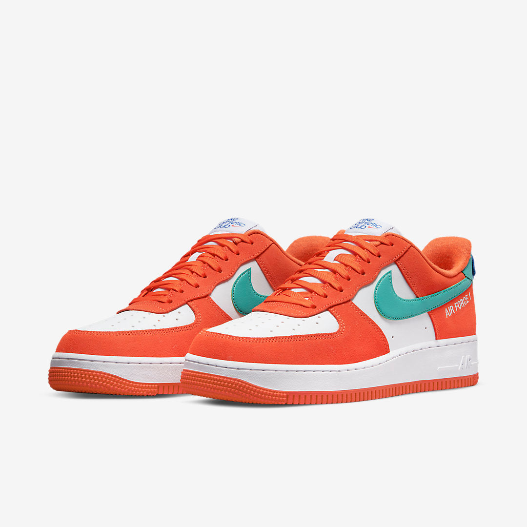 Nike Air Force 1 '07 LV8 'Athletic Club - Rush Orange Washed Teal'