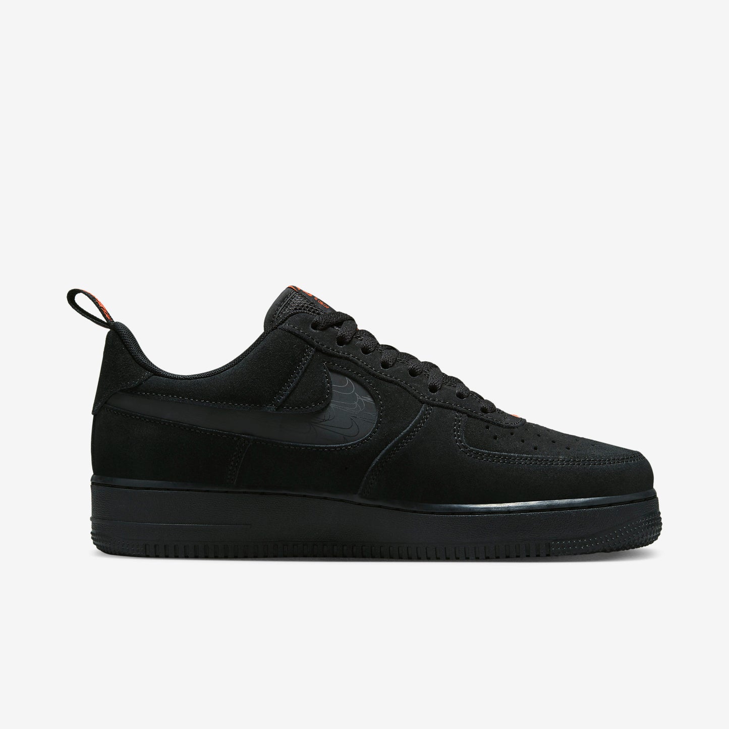 Nike Air Force 1 '07 LV8 'Reflective Swoosh Black Crimson'