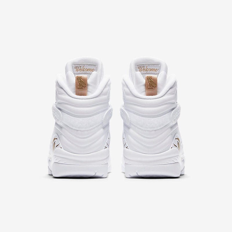 OVO x Air Jordan 8 Retro 'White'