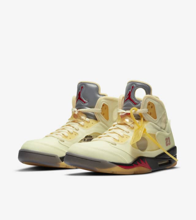 Off-White x Air Jordan 5 SP 'Sail'