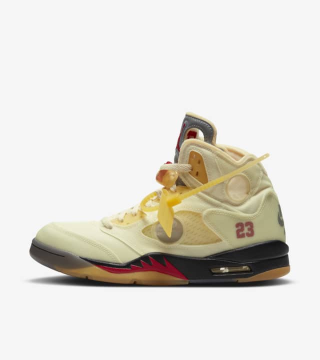 Off-White x Air Jordan 5 SP 'Sail'