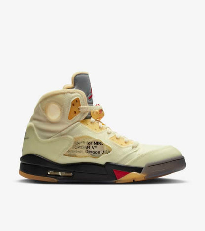 Off-White x Air Jordan 5 SP 'Sail'