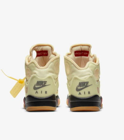 Off-White x Air Jordan 5 SP 'Sail'