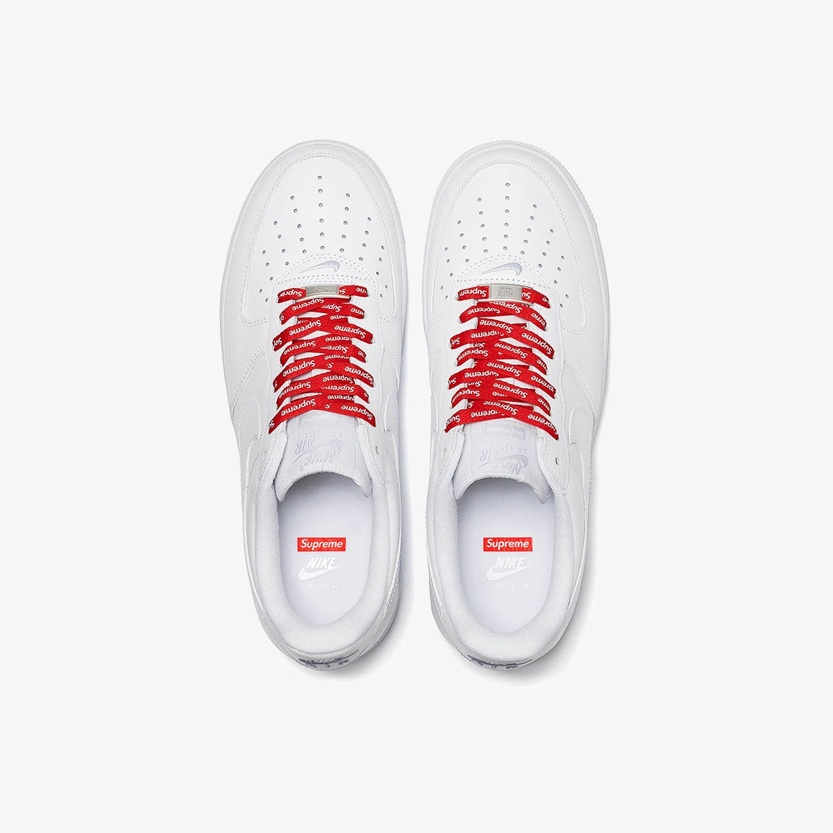 Supreme x Nike Air Force 1 Low 'Box Logo - White'