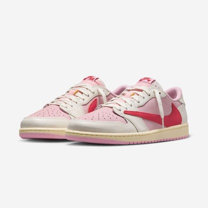 Travis Scott x Air Jordan 1 Retro Low OG 'Sail Tropical Pink'