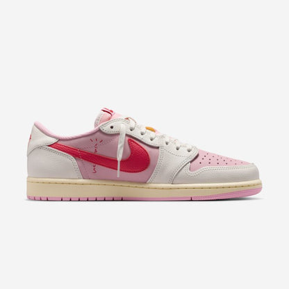 Travis Scott x Air Jordan 1 Retro Low OG 'Sail Tropical Pink'