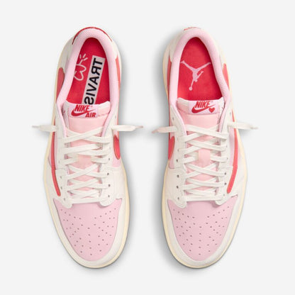 Travis Scott x Air Jordan 1 Retro Low OG 'Sail Tropical Pink'